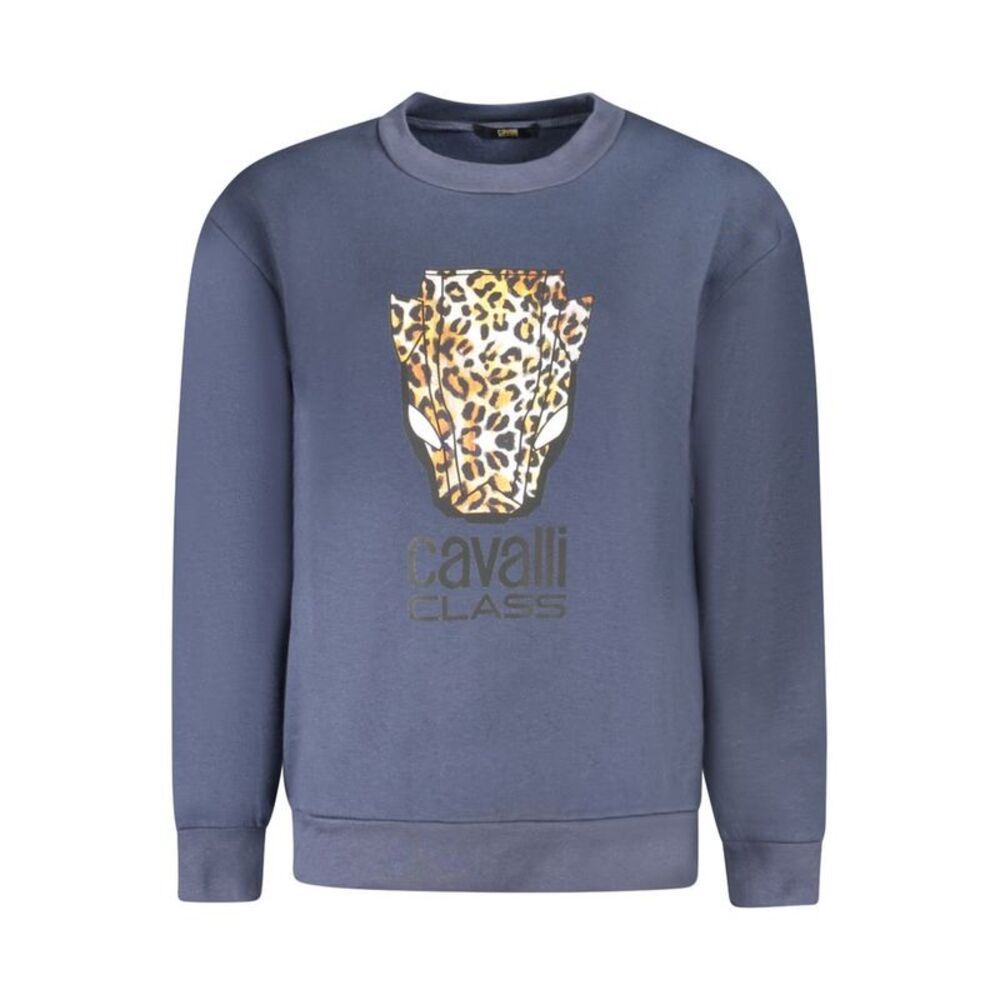 Cavalli Class Blue Cotton Women's Sweatshirt